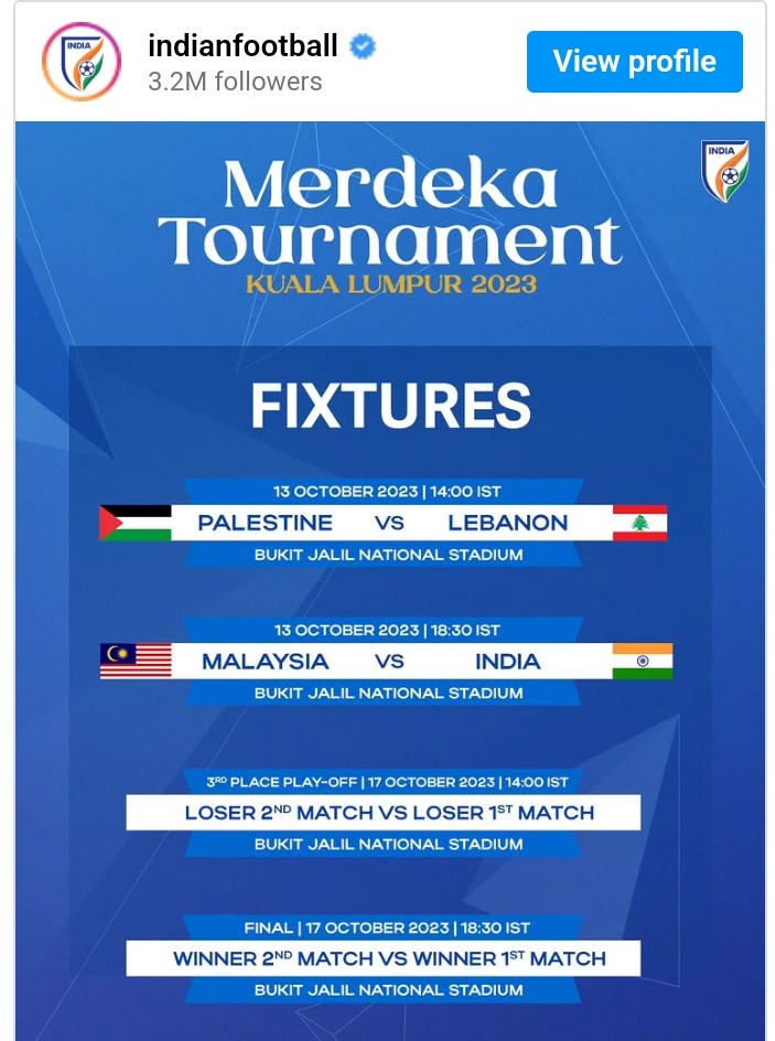 Merdeka Cup 2023 Fixtures Merdeka Cup 2023 Fixtures