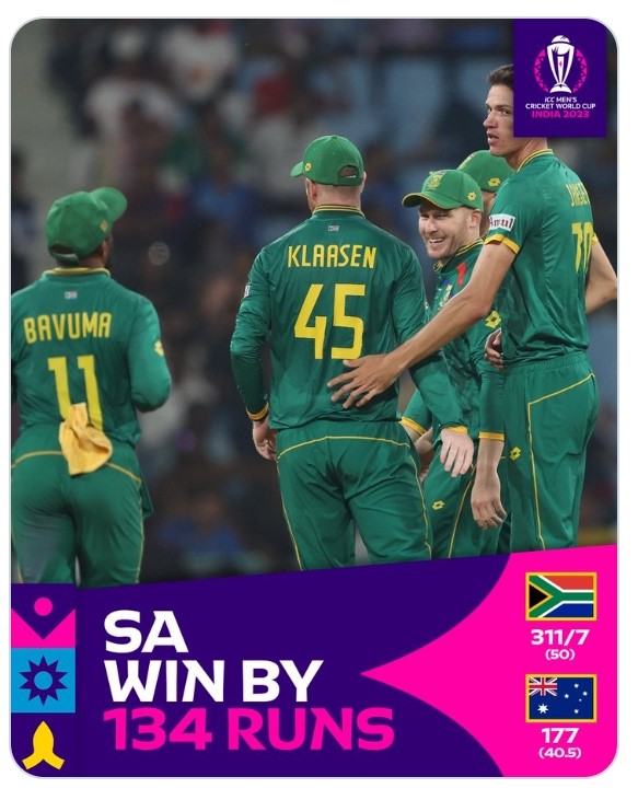 SA vs AUS WORLD CUP 2023